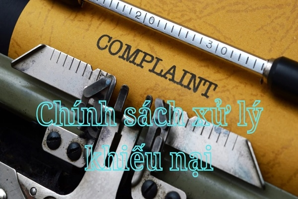 Complaints handling policy
