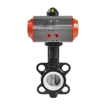HK59-D - Cast Iron Pneumatic Operated Butterfly Valve