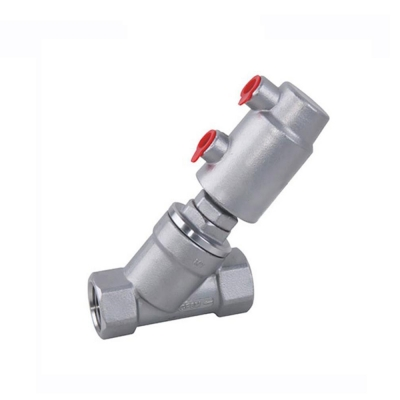 NPT Thread Y Type Stainless Steel Pneumatic Piston Valve HK17M