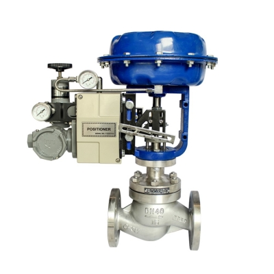 Single Seat Pneumatic Globe Control Valve