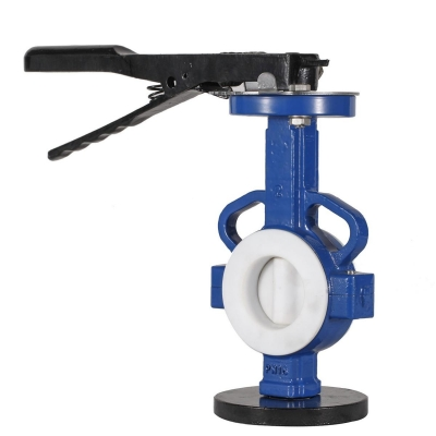 Van Bướm Đĩa Đệm Bọc Lót PTFE Tay Gạt