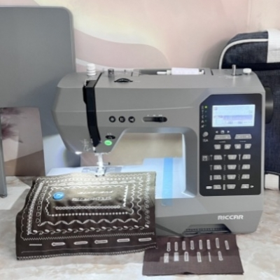 Riccar H73JS Electronic Sewing Machine – 408 Stitches, Auto Thread Cutting